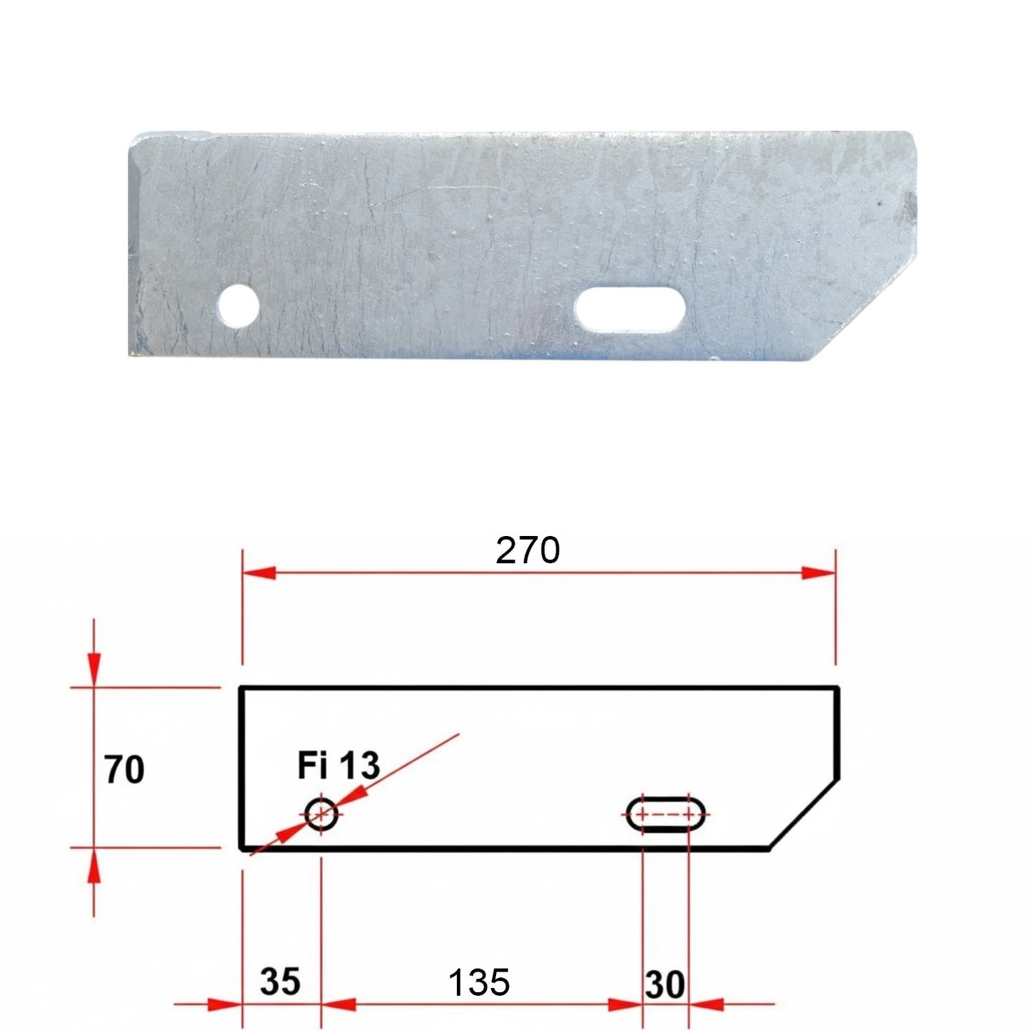 Metallstufe 270mm Treppenstufe Verzinkt Gitterroststufen 600/700/800/900/1000