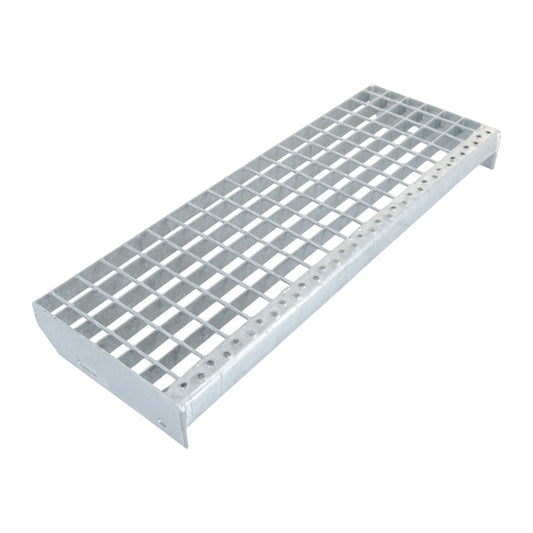 Gitterroststufe verzinkt Treppenstufe Stahl