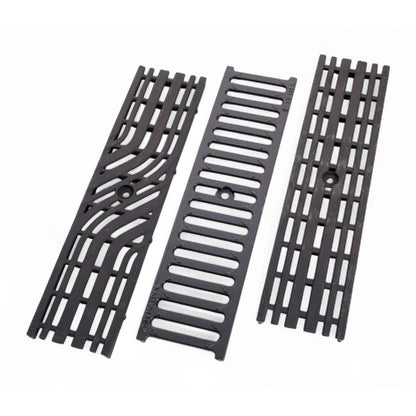 Schwarzer Gusseisen Abdeckrost 500 mm Klasse B‑125