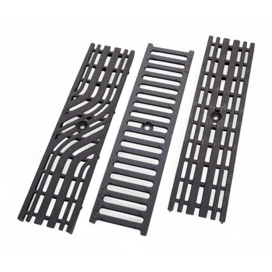 Schwarzer Gusseisen Abdeckrost 500 mm Klasse B‑125