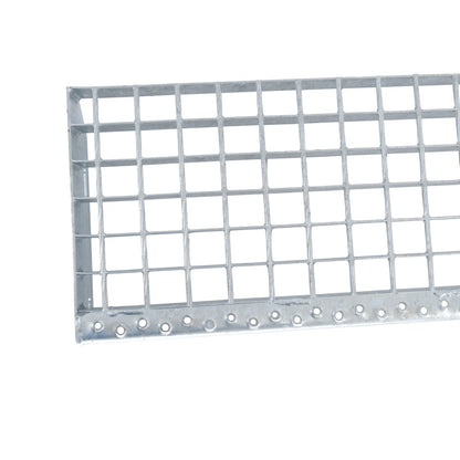 Metallstufe 240mm Verzinkt Gitterroststufen Treppenstufe 600/700/800/900/1000 mm