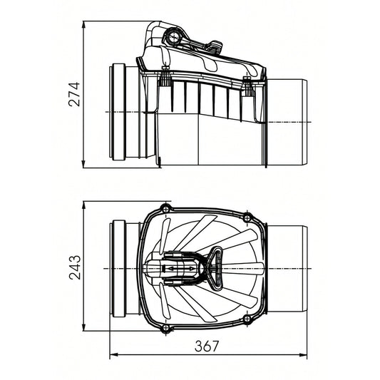 Variant Durchmesser@DN 160 (Ø 160 mm)