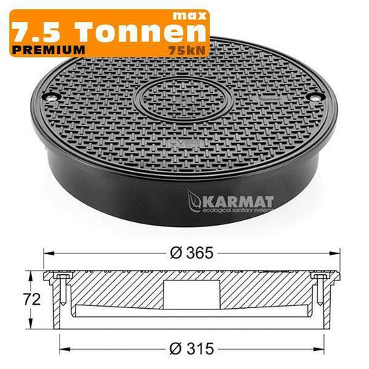 Variant Rohr Ø Und Typ@DN315 7.5t