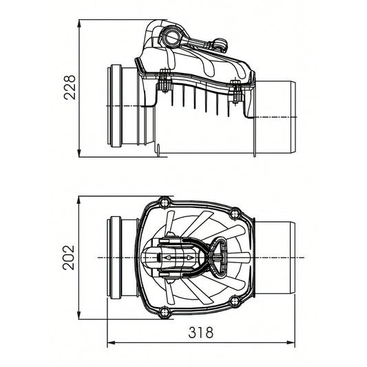 Variant Durchmesser@DN 125 (Ø 125 mm)