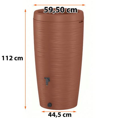 Regentonne UV-beständig mit Wasserhahn